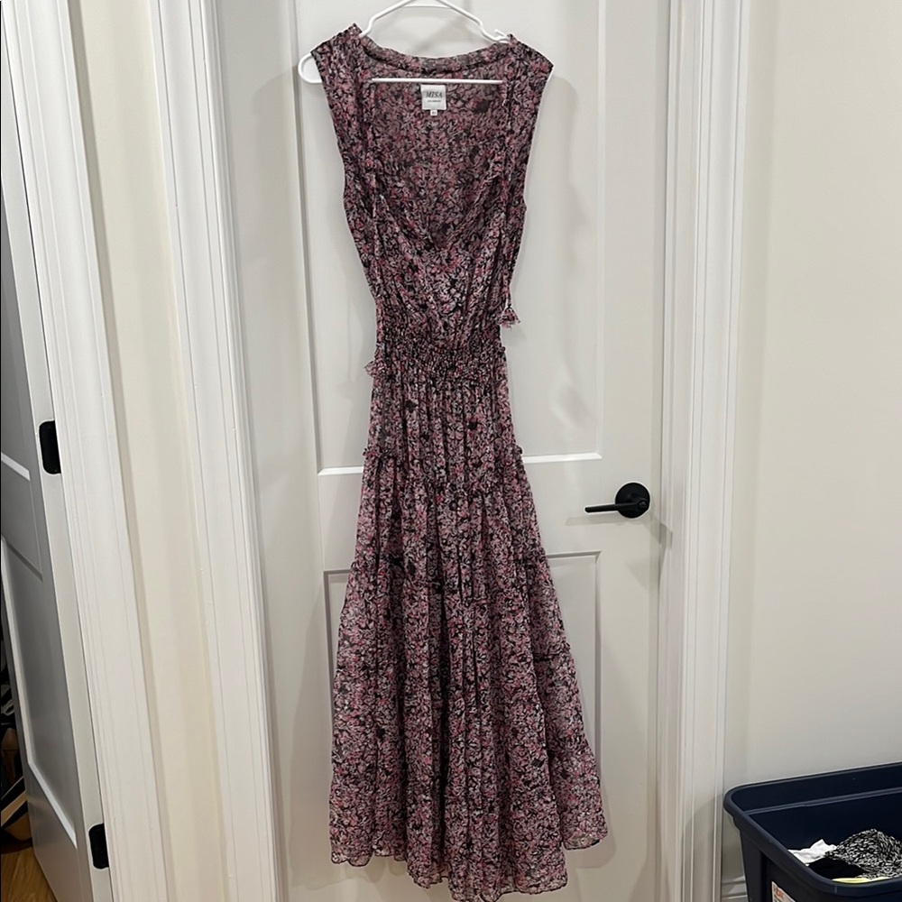 Maxi Ruffled Tiered Multicolored Sundress